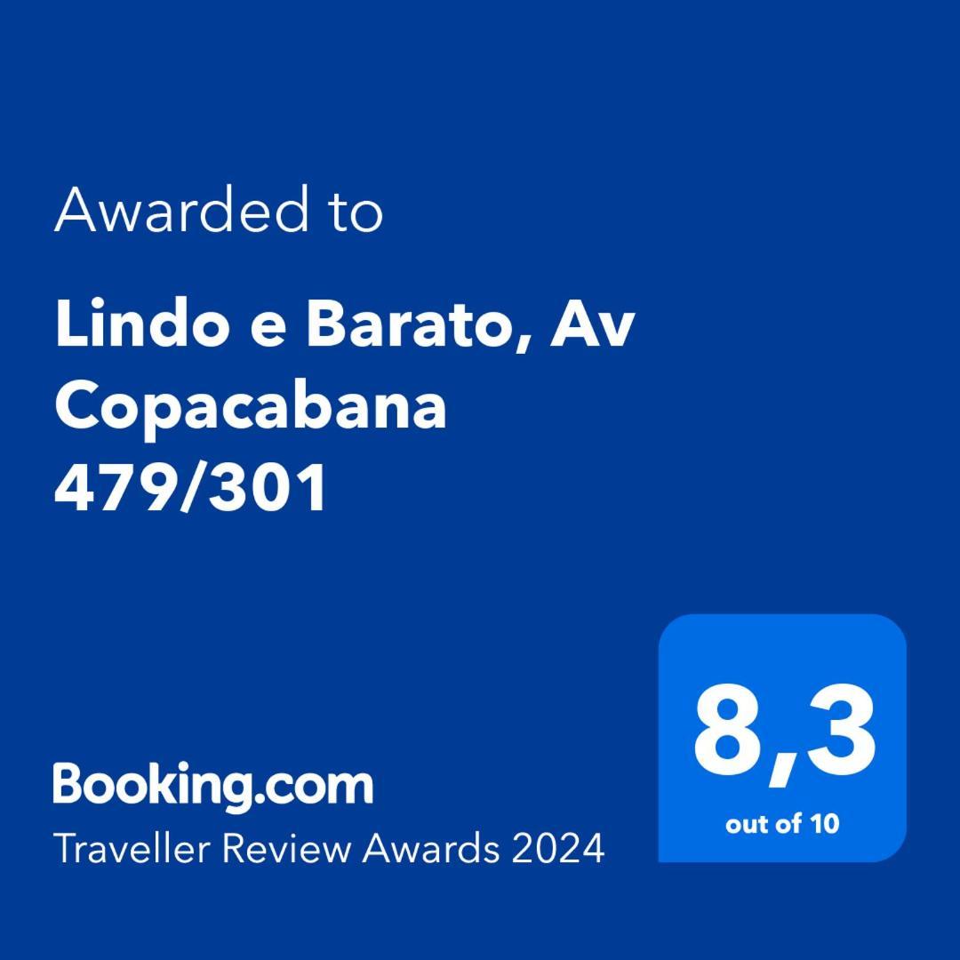 Lindo E Barato, Av Copacabana 479/301 리오데자네이루 외부 사진